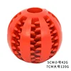 Boule ronde rouge