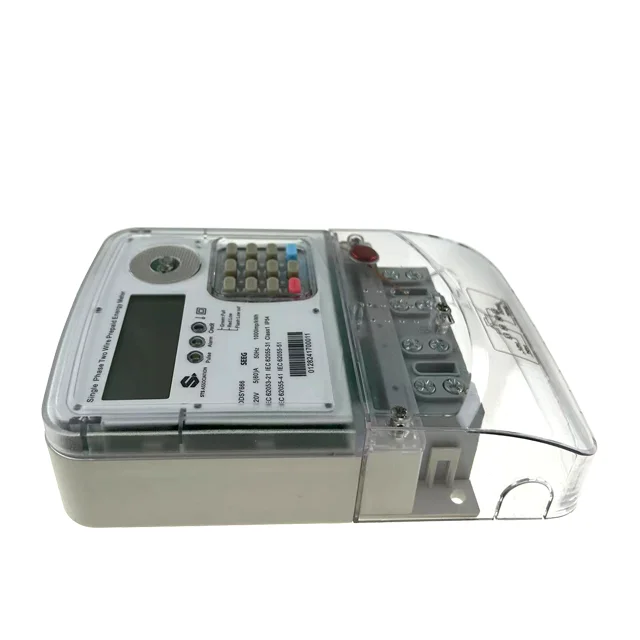 DDSY666 Model Single Phase Two Wire Keypad Cash Power Meter STS Prepayment Prepaid Electricity Energy Meters