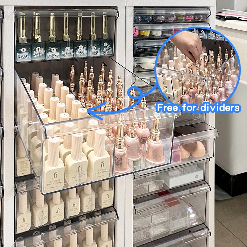 ネイルサロン用引き出し収納キャビネット カラージェルポリッシュ