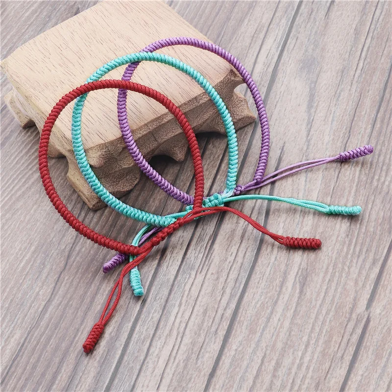 Handmade Dorje Knot Protection Bracelet Talisman Red String Bracelets Gifts for Women and Men Yoga Chakra