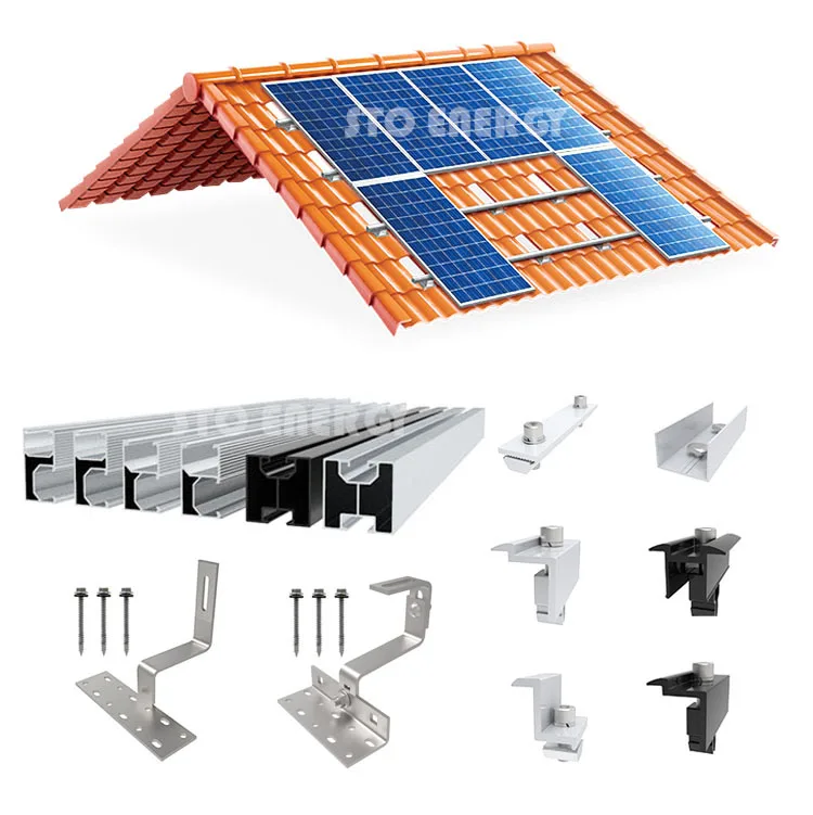 Hot Sales Solar Panel Mounting Structure Rail Aluminum Rail for Solar Roof Installation