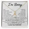 Card + Gold Necklace Black box