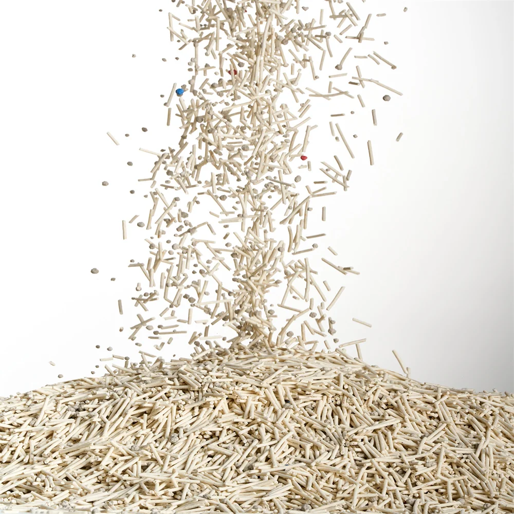 Fresh Mixed Bentonite Tofu Cat Litter Odor Free Flushable Clumping