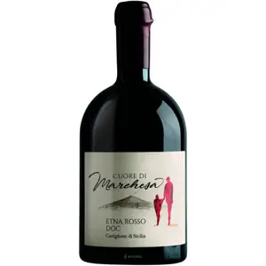 Italian Etna Rosso DOC Red Wine 750ml Sweet Tasted for Grilled Vegetables and Pork Bulk Packaging 6 Bottles Per Box