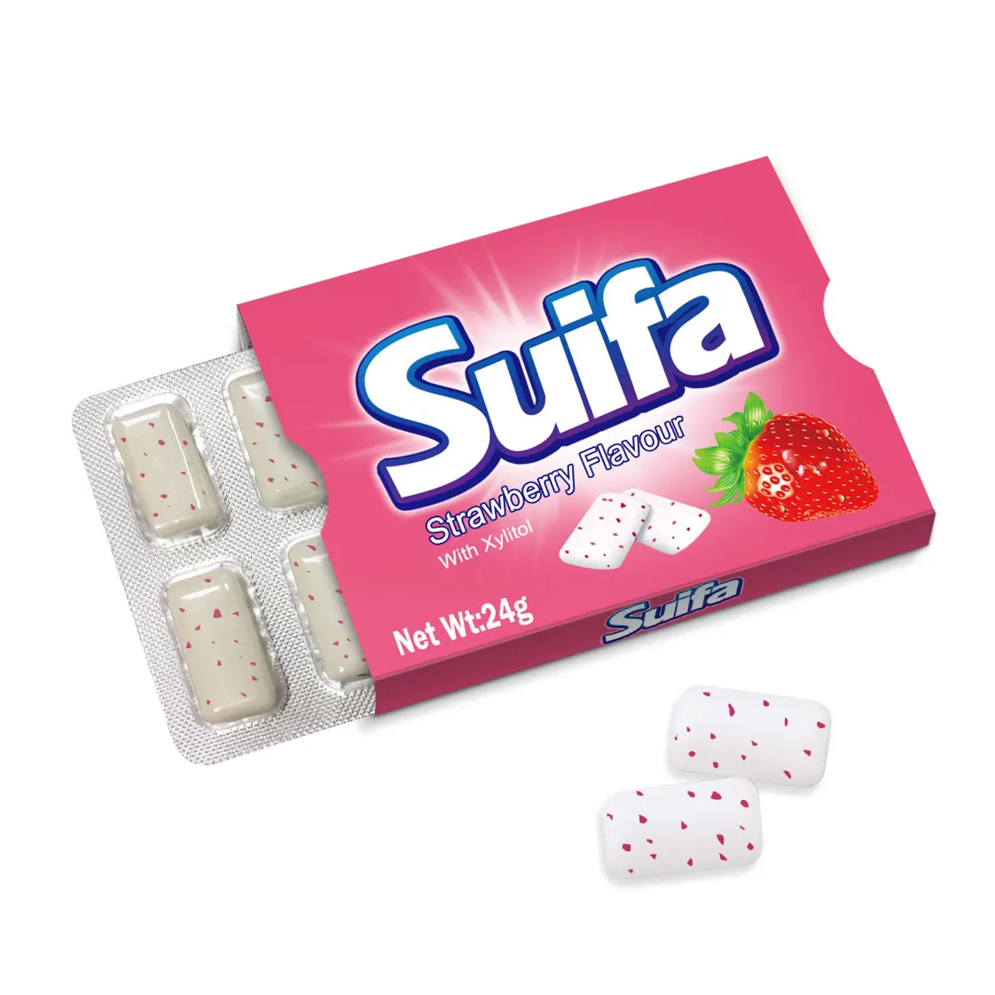 Strawberry bubble gum