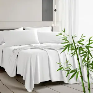 Wholesale Bed Sheets Cool Feeling Fabric Designer Bedding 100% Bamboo  Bed Sheets