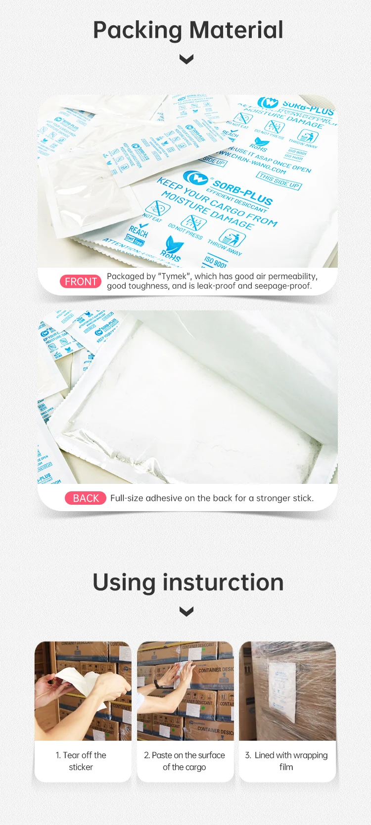 Container Dry Dehumidifier Desiccant 125 Gr Buy Container