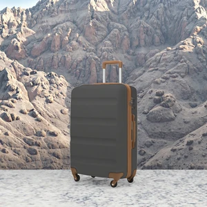 Custom Logo Abs Hardside Luggage Set 360 Spinner Trolley Bags Light Weight Wheels Modern 3-Piece Travel Suitcase Wholesale