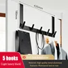 5 hooks black