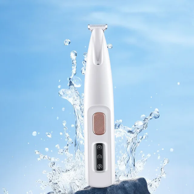 Xianchanpets LED Waterproof Pet Electric Hair Remover ABS Small Style Electric Clipper Tool for Cat and Dog Grooming