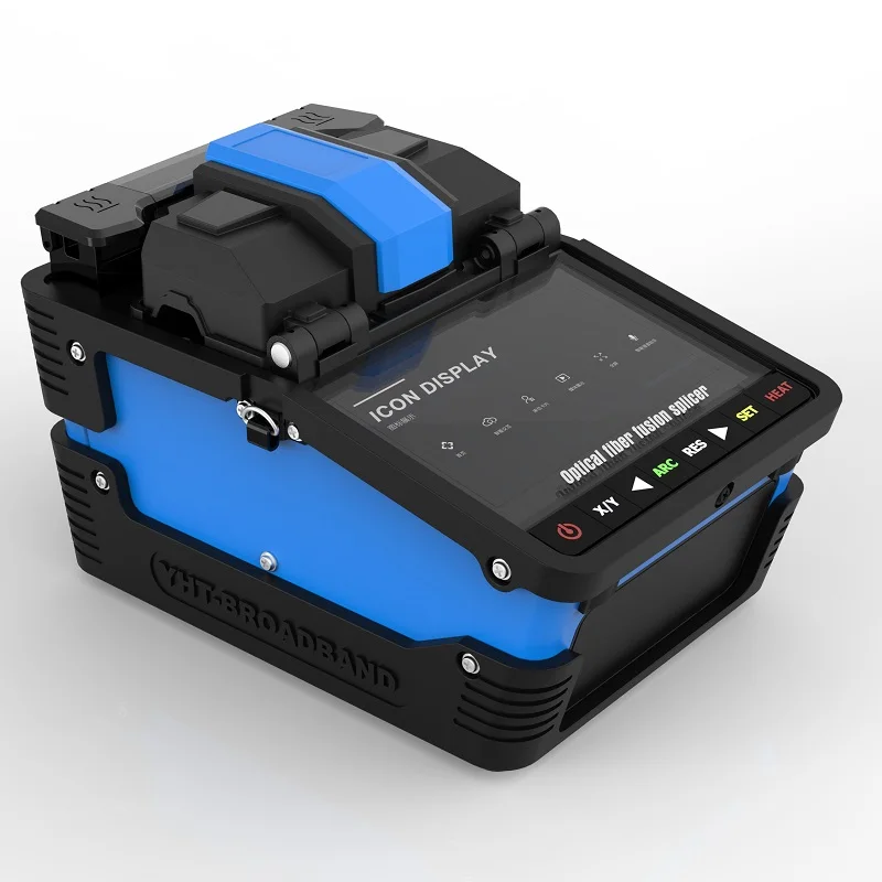 CSYHT SD1 Fusion Splicer 6 Motors Heating Shrinkting Fiber Optical Machine Fiber Fusion Splicer