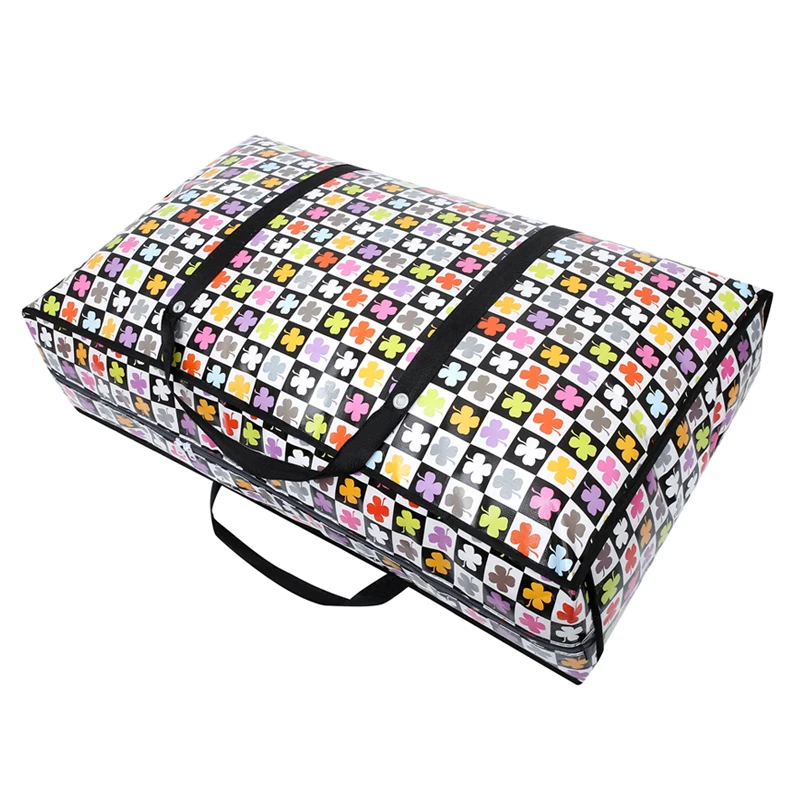 High Quality Printed Large Zipper Travel Luggage Laminated Pp Nonwoven