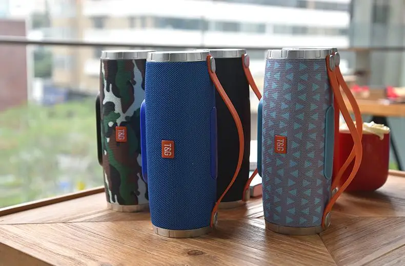 TG109 High-quality IPX4 Waterproof BT Portable Fabric Bluetooth Speaker 10 Watt Support OEM Brand Wireless Great Bass Bluetooth - ANKUX.COM