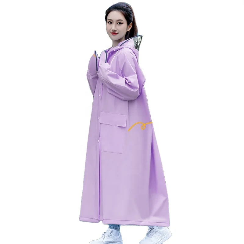 EVA Casual Raincoat for Women Plastic Motorcycles Electric Bikes Camping Tours for Adults Children rain coat for Boys Girls