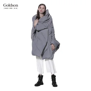 Elegant Slim Women's down Jacket for Winter New Design Breathable and Waterproof Woven Fabric Polyester Lining