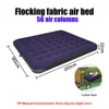 56Hole flocking airbed-blue
