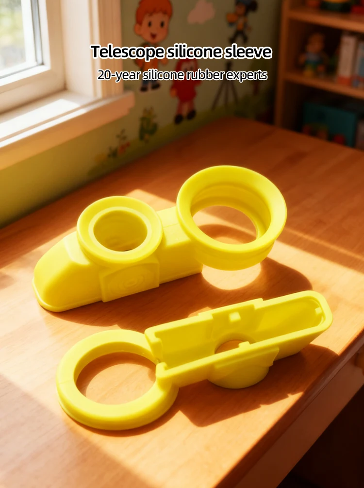 product high quality custom silicone telescope sheaths tailored sizes night vision binoculars spotting scopes weatherproof anti friction-0