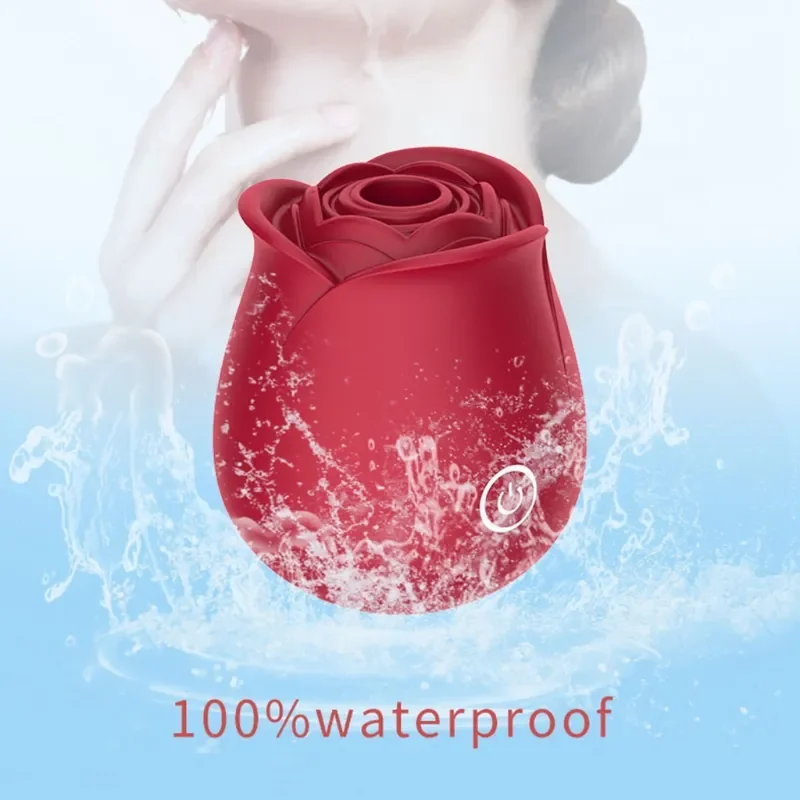 Rose Sucking Vibrator For Women Toys With 10 Frequency Vibration