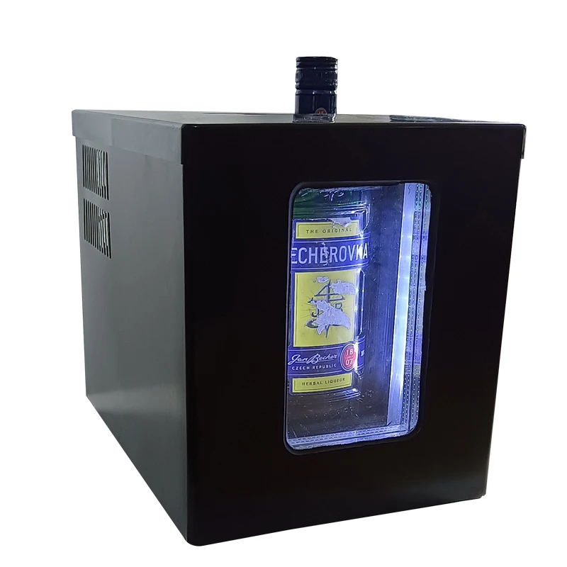 Vanace Quick Wine Chill 4 Liter One Two Bottles Beverage Cooler Wine Quick Chill Hotel Mini Bar Freezer for Commercial