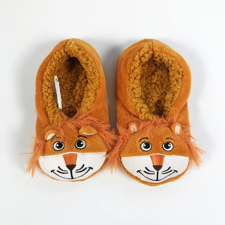 slippers with animal faces