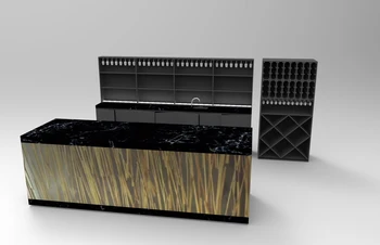 バーカウンター L字型半透明クラブバーカウンターバー家具デザイン| Alibaba.com