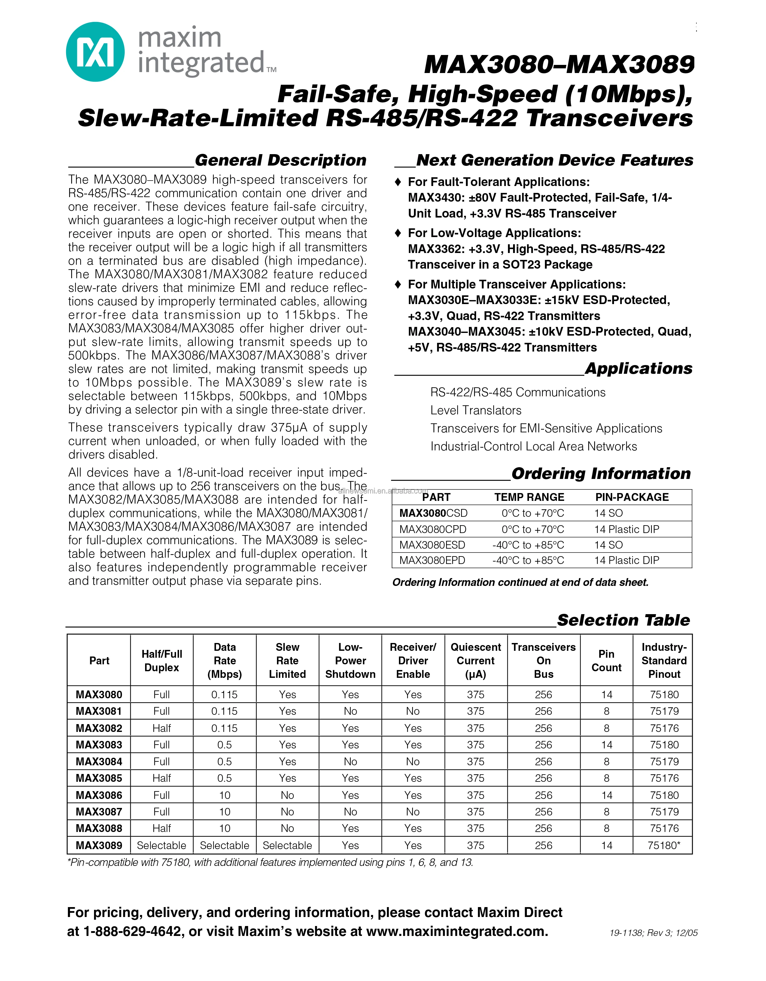 MAX3086ESD-1