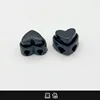 Black - 5#width about 2cm - heart-shaped