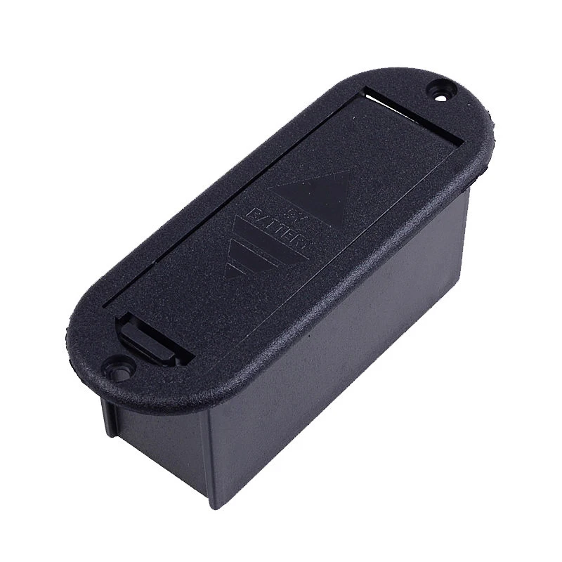 Caja De Batería De 81,5x29,5mm,9v,6f22,Funda,Soporte Para Guitarra  Activa,Pastilla De Bajo,Color Negro - Buy Caja De La Batería,Soporte De La  Batería,Caja De La Batería Product on Alibaba.com