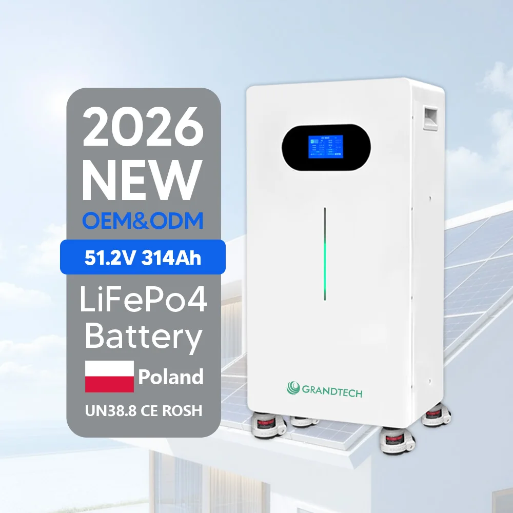 Grandtech: сонячний літій-залізо-фосфатний (LiFePO4) акумуляторний блок, 48 В, 314 А·год, 200 А·год, 400 А·год, 10 кВт·год, 15 кВт·год, 16 кВт·год; LiFePO4-акумулятор для домашнього зберігання енергії, 48 В
