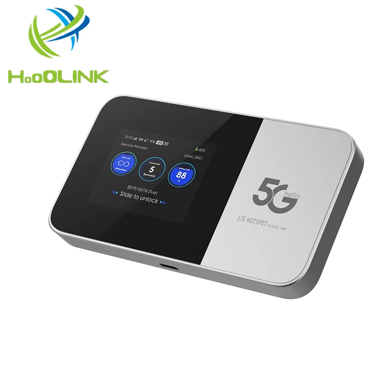 WIFI6 5G MIFIs AX1800Mbps Portable Router - Dual Band 5G NR with
