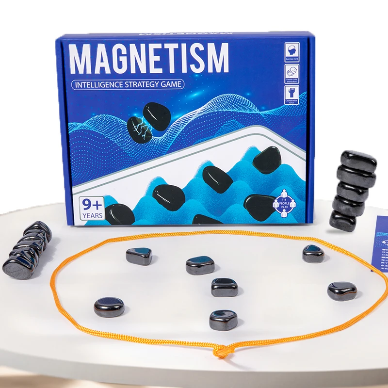 2024 Popular Magnetic Effect Chess Game Two-players Kids Board Game Party Time Logical Thinking Funny Game