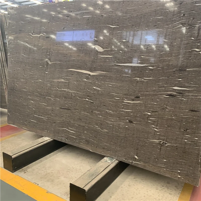 product italian luxury exotic stone brown slab marble with white veins-3