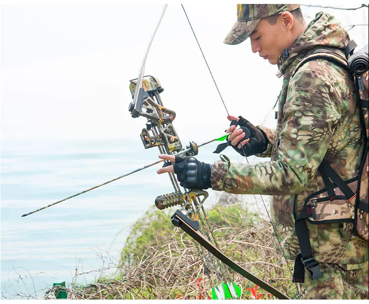 Topoint Archeryハンティングリカーブボウr3、テイクダウンリカーブボウパッケージ、ボウの長さ 58 "、ライザーの長さ 18