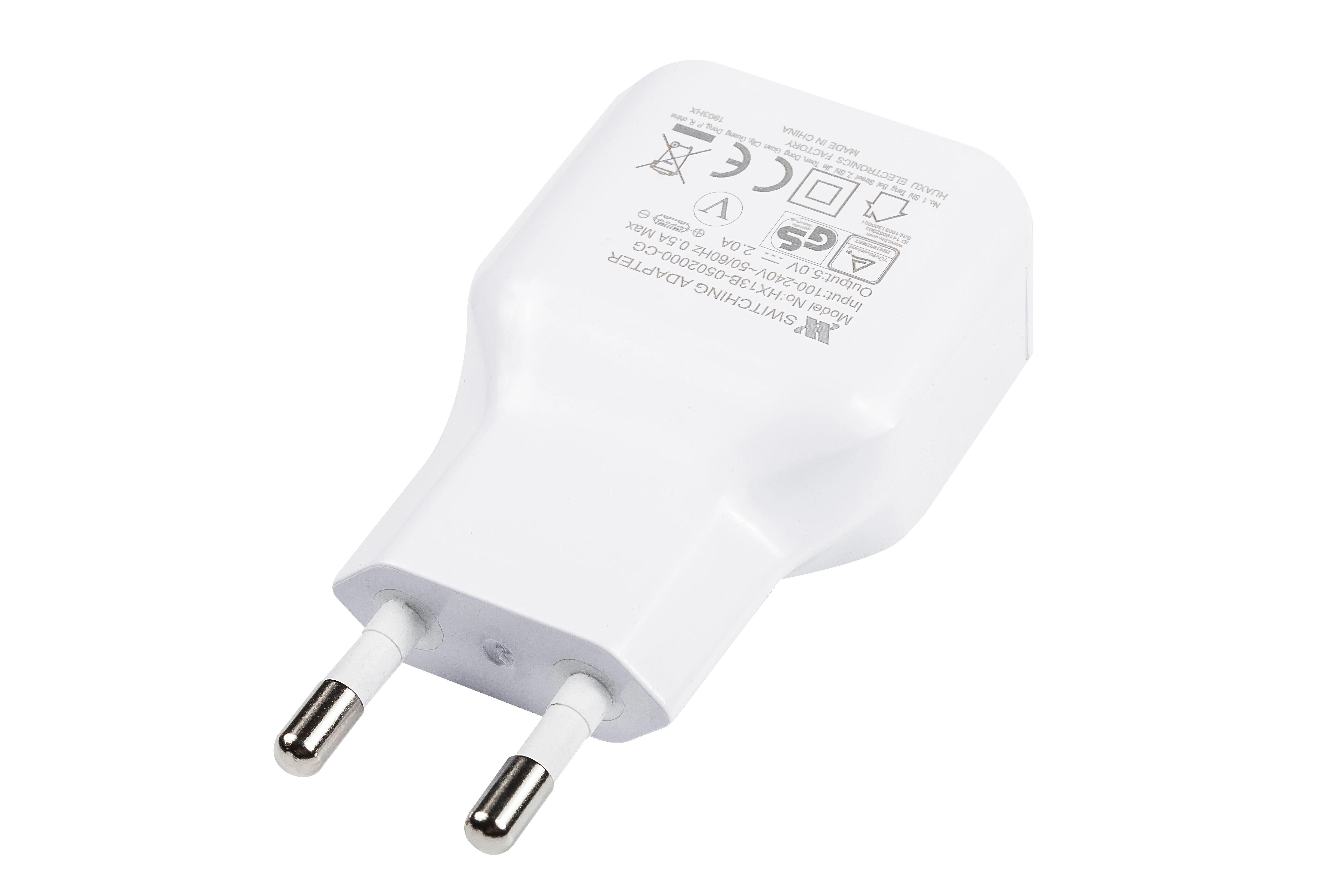 
Производитель dongguan Hua Xu, настенный usb-разъем 5 в 2 А, зарядное устройство для телефона 