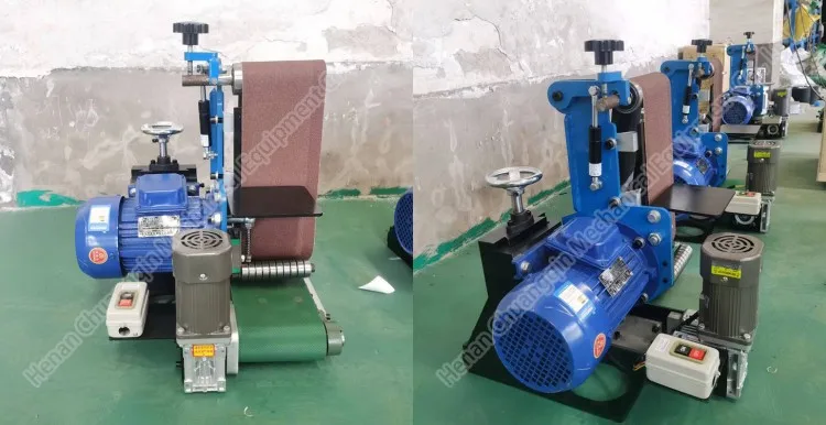 Manufacturer flat metal deburring mini surface grinding machine