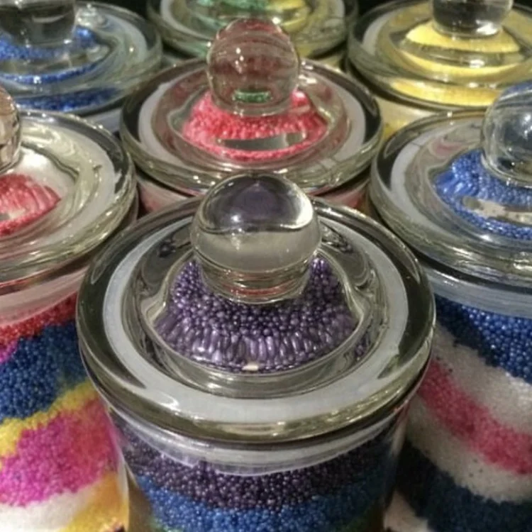 Art Candle Beach Candle Sand Wax Art Crystals Granulated Wax Color Changing Flower Wax Sand