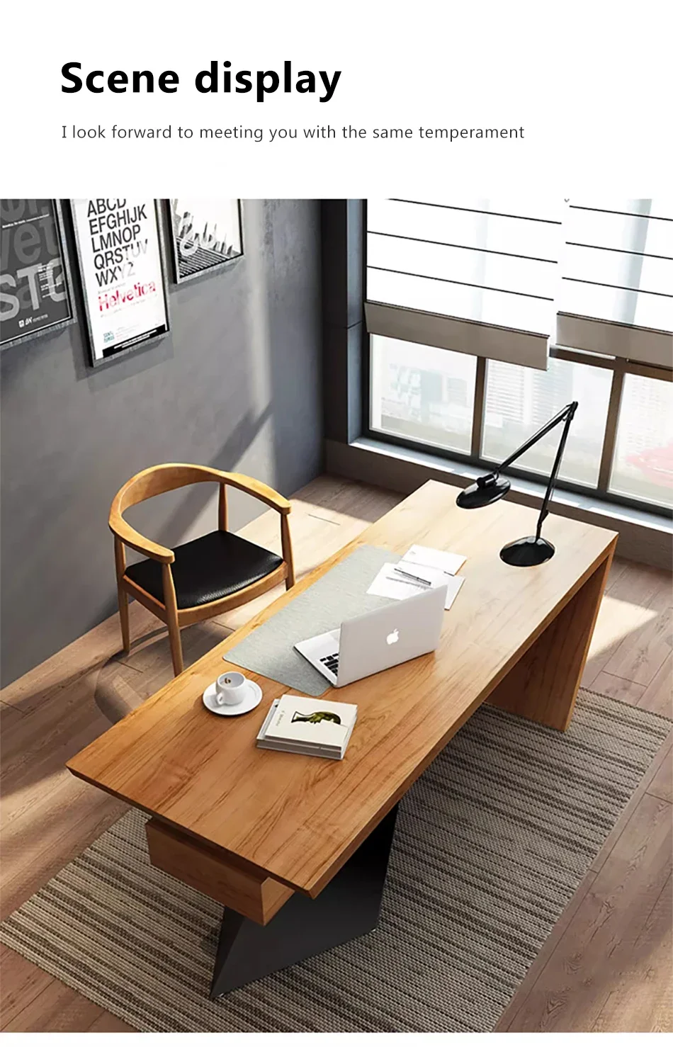 Modern Design Working Table Executive Office Desk With Cabinet Office ...