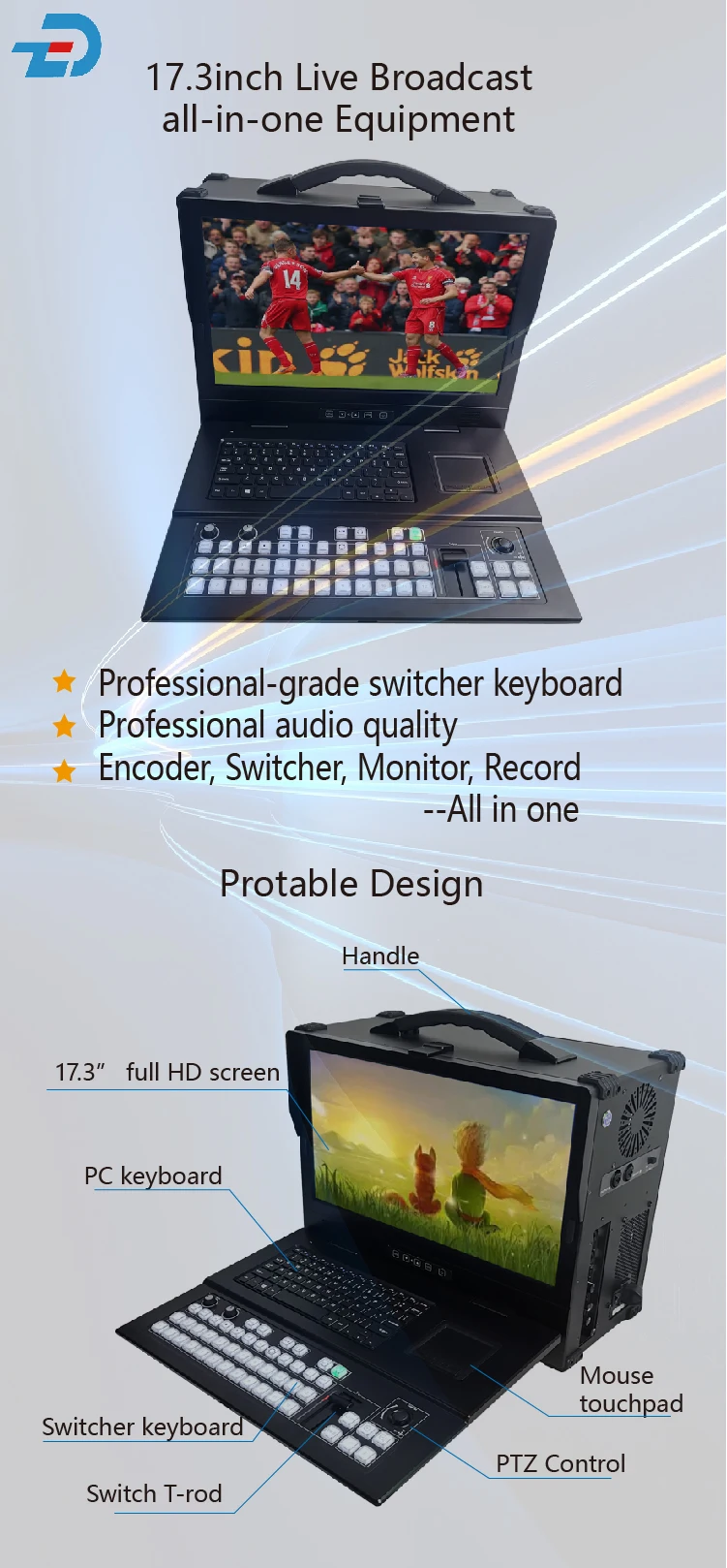 Live Streaming Equipment Broadcast Station For Television Studio