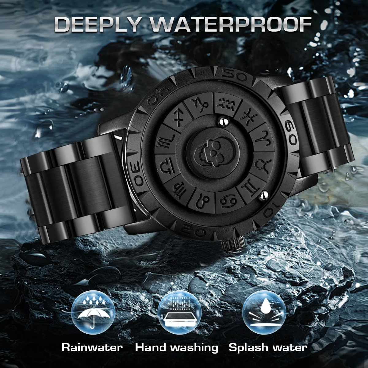 FOXBOX Watch for Men - Fashionable & Waterproof Timepiece