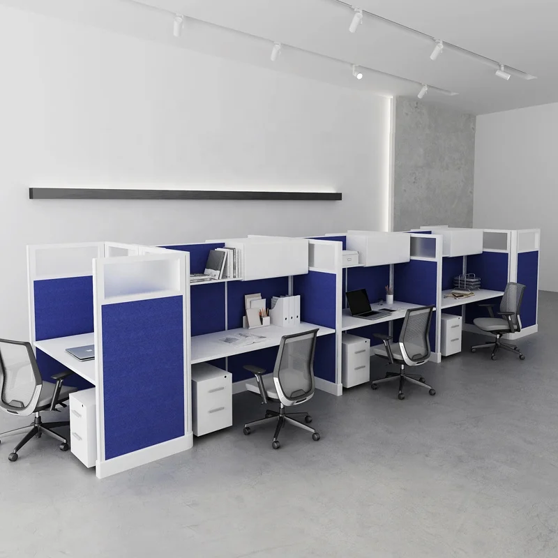 Modular call center office furniture computer desks cubicle partitions office workstations