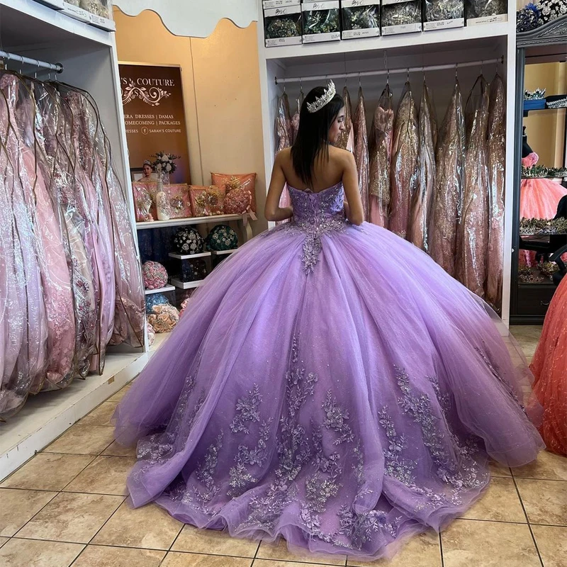 light purple quinceanera dresses for damas Dama Dresses