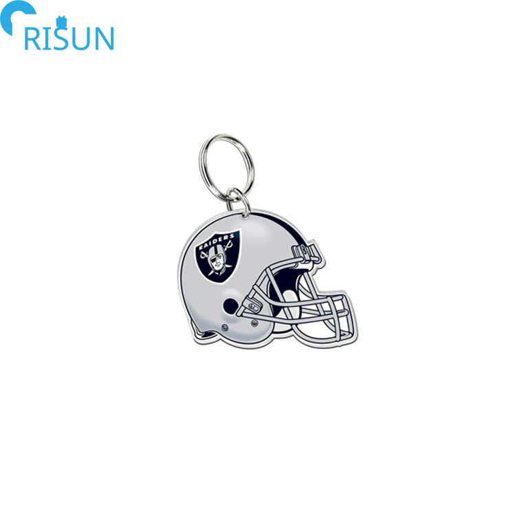 Manufacturer Wholesale Cheap Nfl 32 Team Helmet Keychain Metal Alloy
