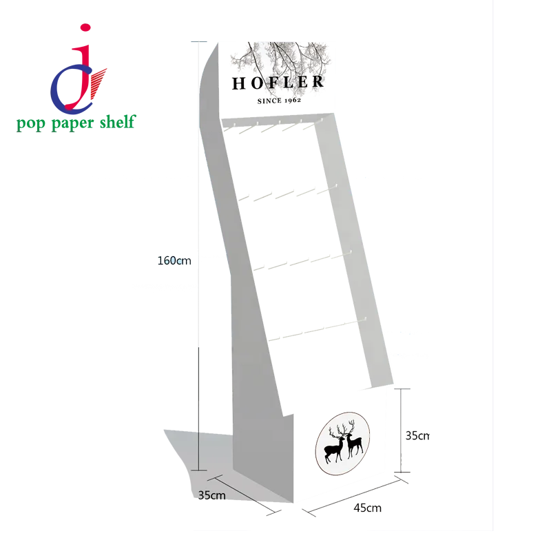 Pop Custom Counter Cardboard Display Paper Counter Display Case,Cardboard Hook Tabletop Display