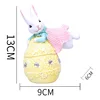 Yellow egg kicking powder rabbit