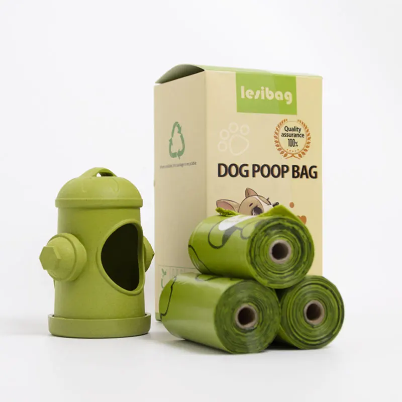 Customized 16 Scent Ecofriendly Fully Biodegradable Cornstarch Bulk Dog Doggy Waste 100