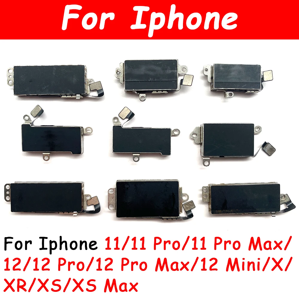 Cell Phone Taptic Engine Vibrator for Iphone 11 12 Pro Max X XR XS Max  Vibration Silent Module Flex Cable Repair Replacement