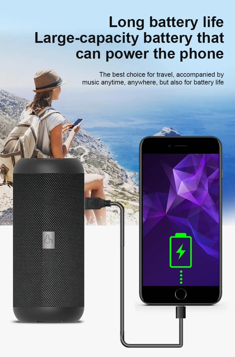 Top sellers 2021 for amazon bluetooth speaker waterproof outdoor wireless portable speaker - ANKUX.COM