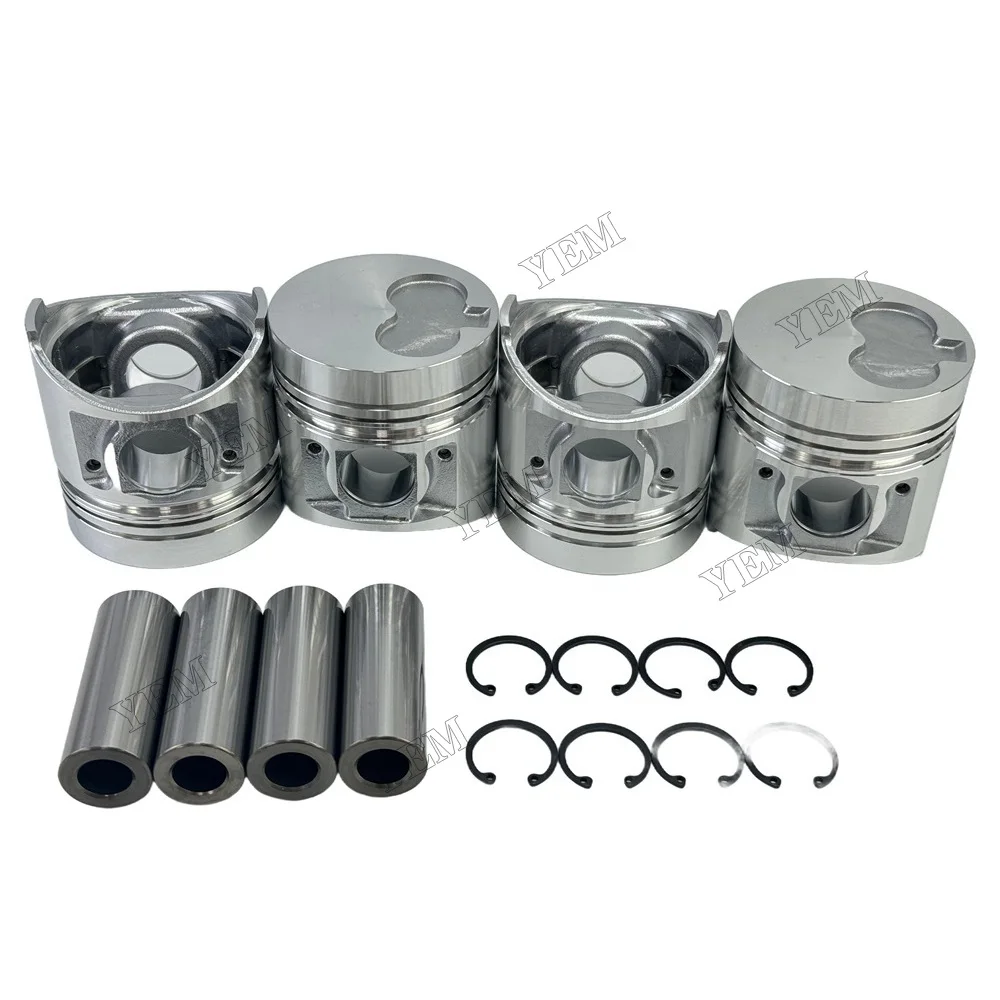 Piston With Pin Circlip Fit for Shibaura N844 Engine Parts