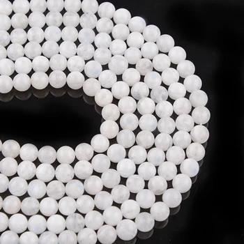 Round 8mm White Rainbow Moonstone Beads, Beads For Necklace, Ring At ₹ 870/piece In Pune - Foto 11