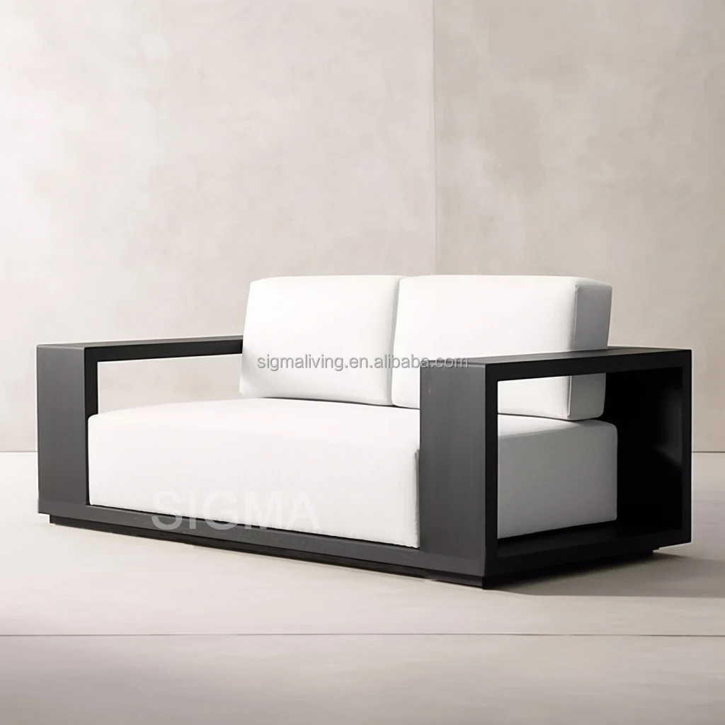 New Design Balcony Patio Furniture Modern Outdoor Garden Sofa Set Aluminum sofa